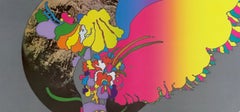 Peter Max, Moon Landing, Apollo 11, Hand Signed, Official Edition, 1969 (after)