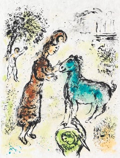 Marc Chagall, Athena and the Horse, from Homer, The Odyssey, 1989 (after)
