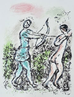 Marc Chagall, Penelope and the Bow of Odysseus, Homer, The Odyssey, 1989 (after)
