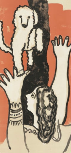 Fernand Leger, Untitled, from Circus, 1950