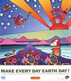 Max, Make Every Day Earth Day!, Hand Signed, Official Edition, Peter Max (after)
