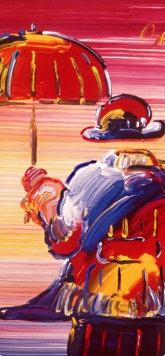 Max, Umbrella Man, Hand Signed, Official Edition, Peter Max (after)