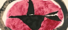 Georges Braque, Vogel bei Sonnenuntergang, aus Le Solitaire, XXe siecle, 1959 (nach)