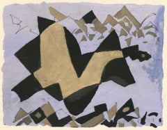 Georges Braque, Study for a Bird, from Le Solitaire, XXe siecle, 1959 (after)