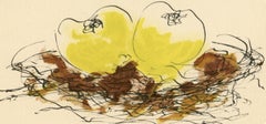 Georges Braque, Apples, from Le Solitaire, XXe siecle, 1959 (after)