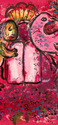 Marc Chagall, El León de Judá y las Tablas de la Ley, 1962
