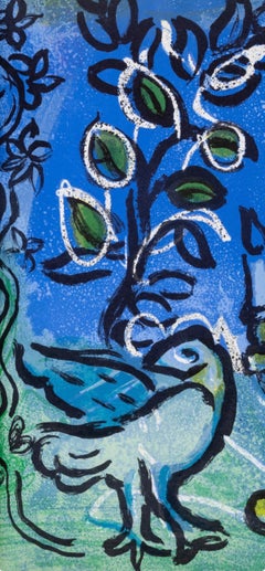Marc Chagall, El candelabro, de Las ventanas de Jerusalén, 1962