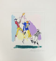 LeRoy Neiman, The Aerialist, from Football Suite II, 1972