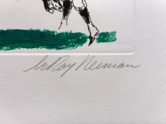 LeRoy Neiman, The Aerialist, from Football Suite II, 1972