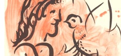 Marc Chagall, Woman with Bird, from Twelve Contemporaries, 1959 (after)