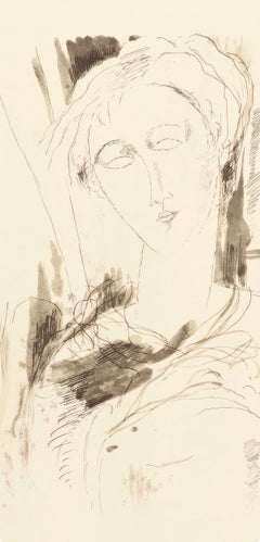 Amedeo Modigliani, Portrait, from Twelve Contemporaries, 1959 (after)