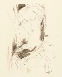 Amedeo Modigliani, Portrait, from Twelve Contemporaries, 1959 (after)