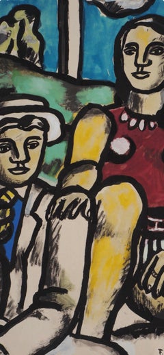 Fernand Léger, Gli amanti, da *Contrastes*, 1959 (riproduzione)