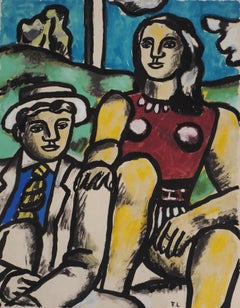 Fernand Léger, Gli amanti, da *Contrastes*, 1959 (riproduzione)
