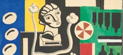 Fernand Léger, «Naturaleza muerta con busto», de Contrastes, 1959 (según)