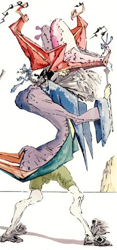 Salvador Dalì, Senza titolo, da Il cappello a tre angoli, 1958