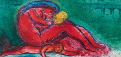 Marc Chagall, Kai des Kleinen Turms, aus Ansichten von Paris, 1963