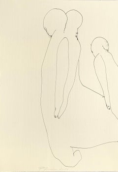 Reszegh Botond Large Original Line Drawing Weekdays Wrapped Up