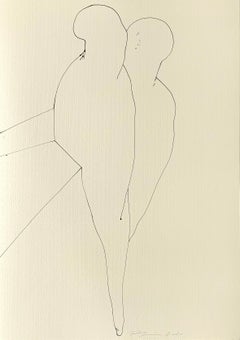 Reszegh Botond Large Original Line Drawing Weekdays Wrapped Up