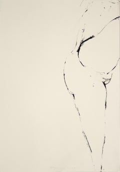 Large Original line drawing 'Mirage and Damnation (Nude IV)' Ink on paper Figure