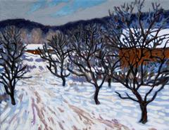 Antique Winter Orchard