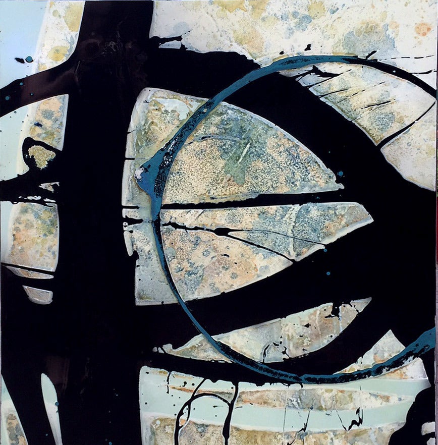 Paul Tamanian Abstract Painting - Thin Fray