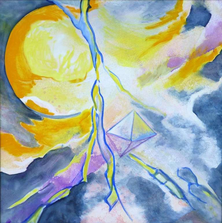 Abstract Painting Evelyne Ballestra - Thales
