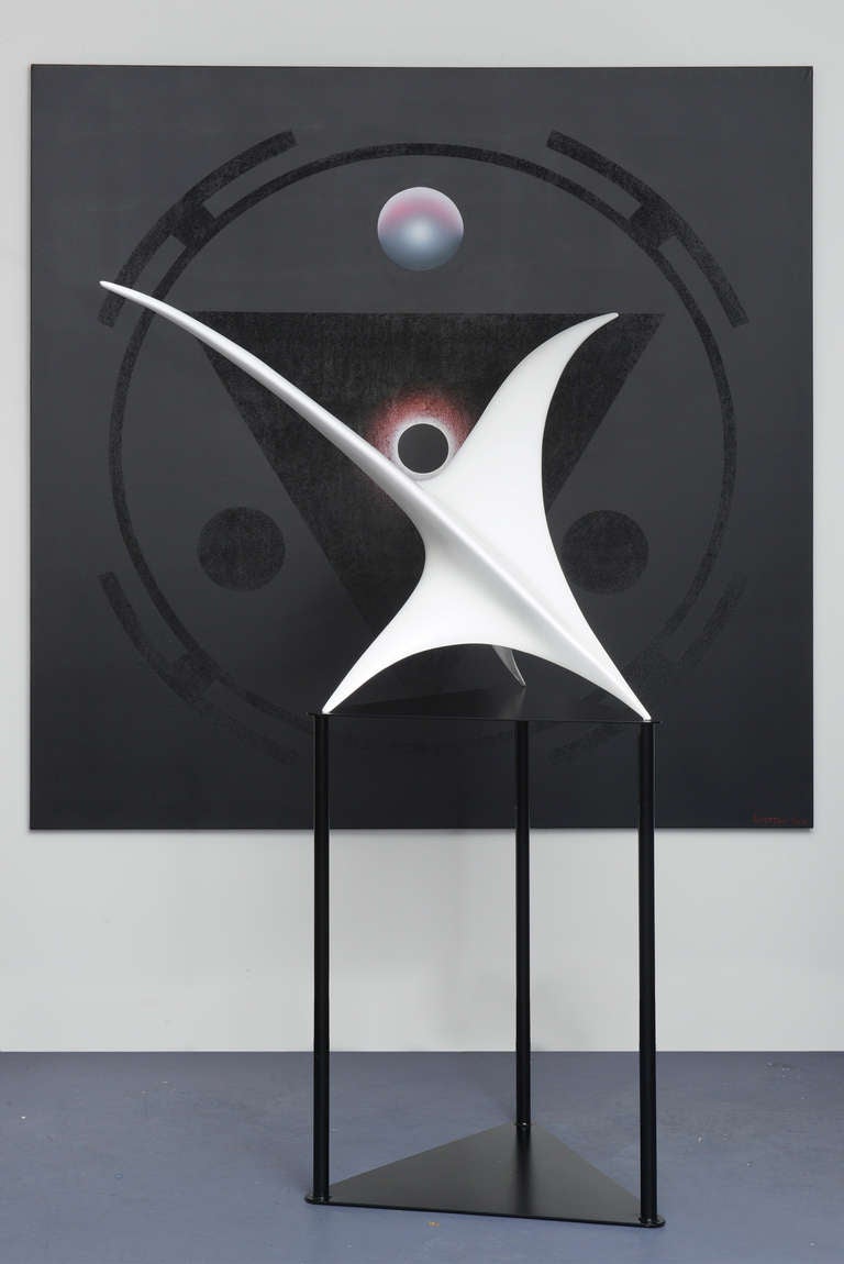 Zwei-Vogel-Skulptur 3