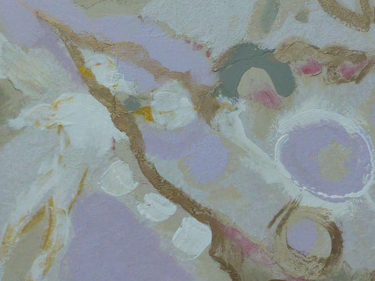 Pájaro de paz es un cuadro abstracto realizado por Evelyne Ballestra, pintora contemporánea francesa. Esta pintura expresionista de toneladas de luz es la idea de paz del artista, simbolizada por un pájaro.

Ballestra expresa un movimiento único