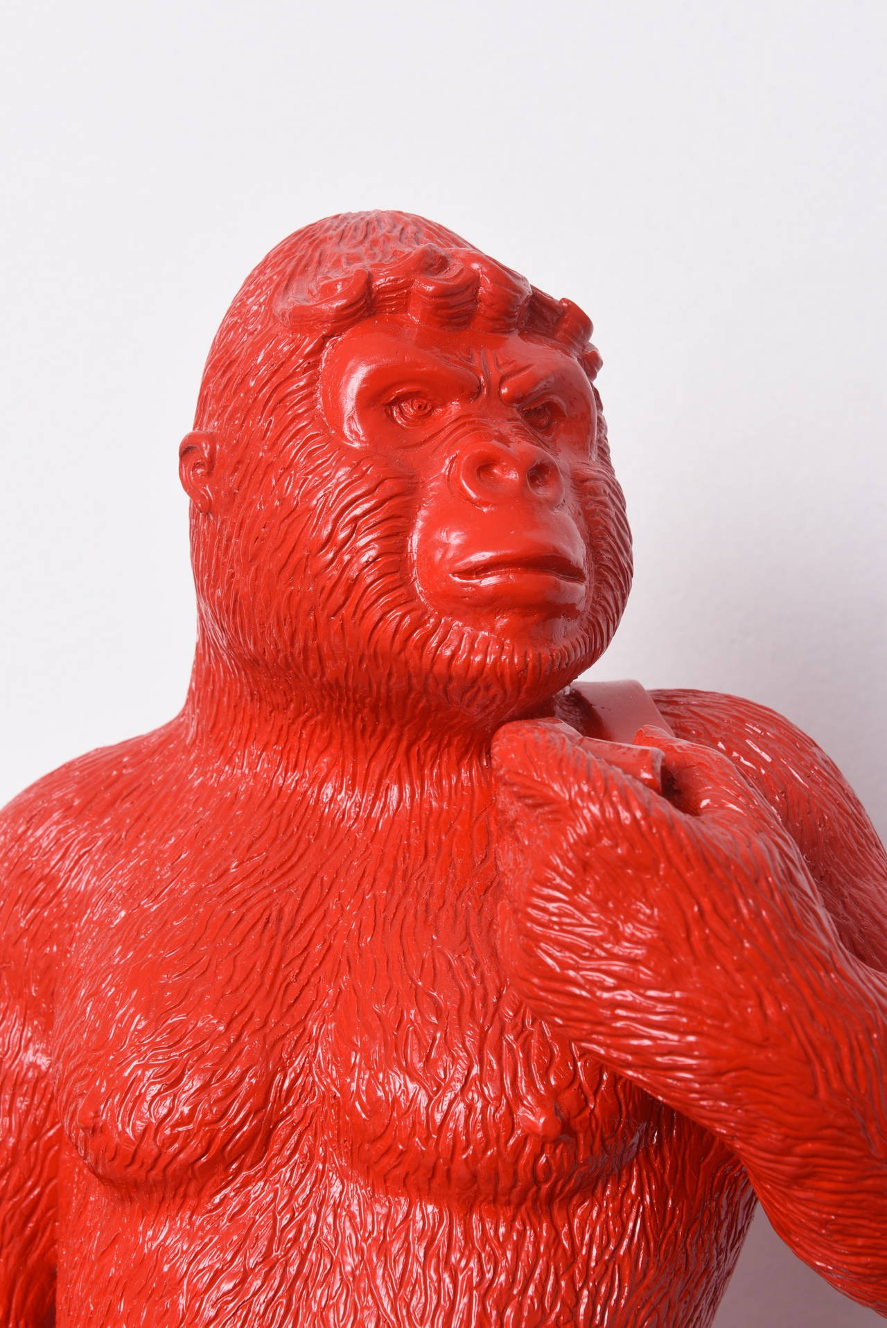 Soon - Red resin sculpture - Contemporary Sculpture by Patrick Schumacher