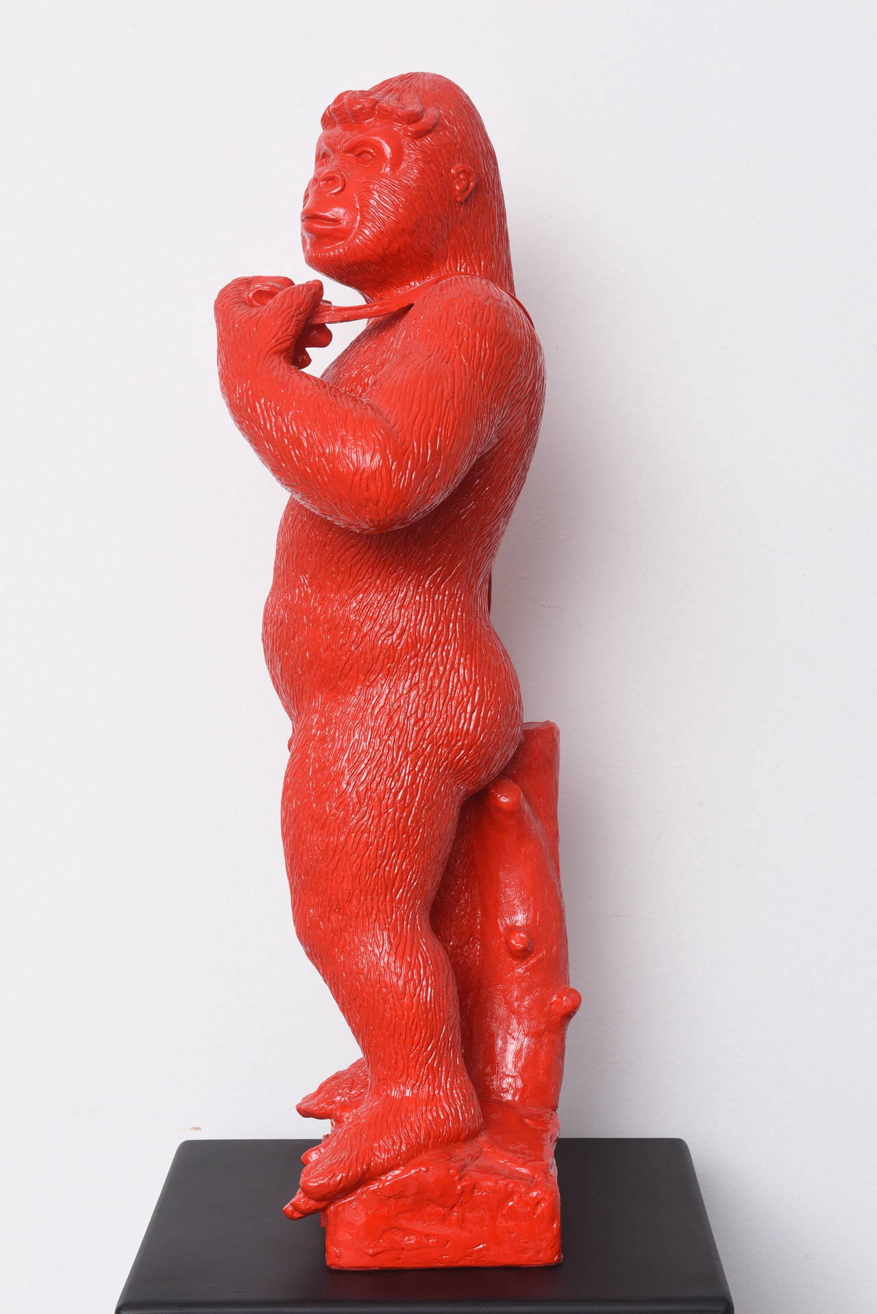 Soon - Red resin sculpture 1