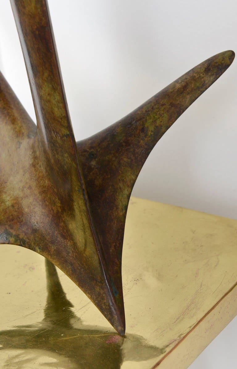 Icare - Bronze Abstract Sculpture 2