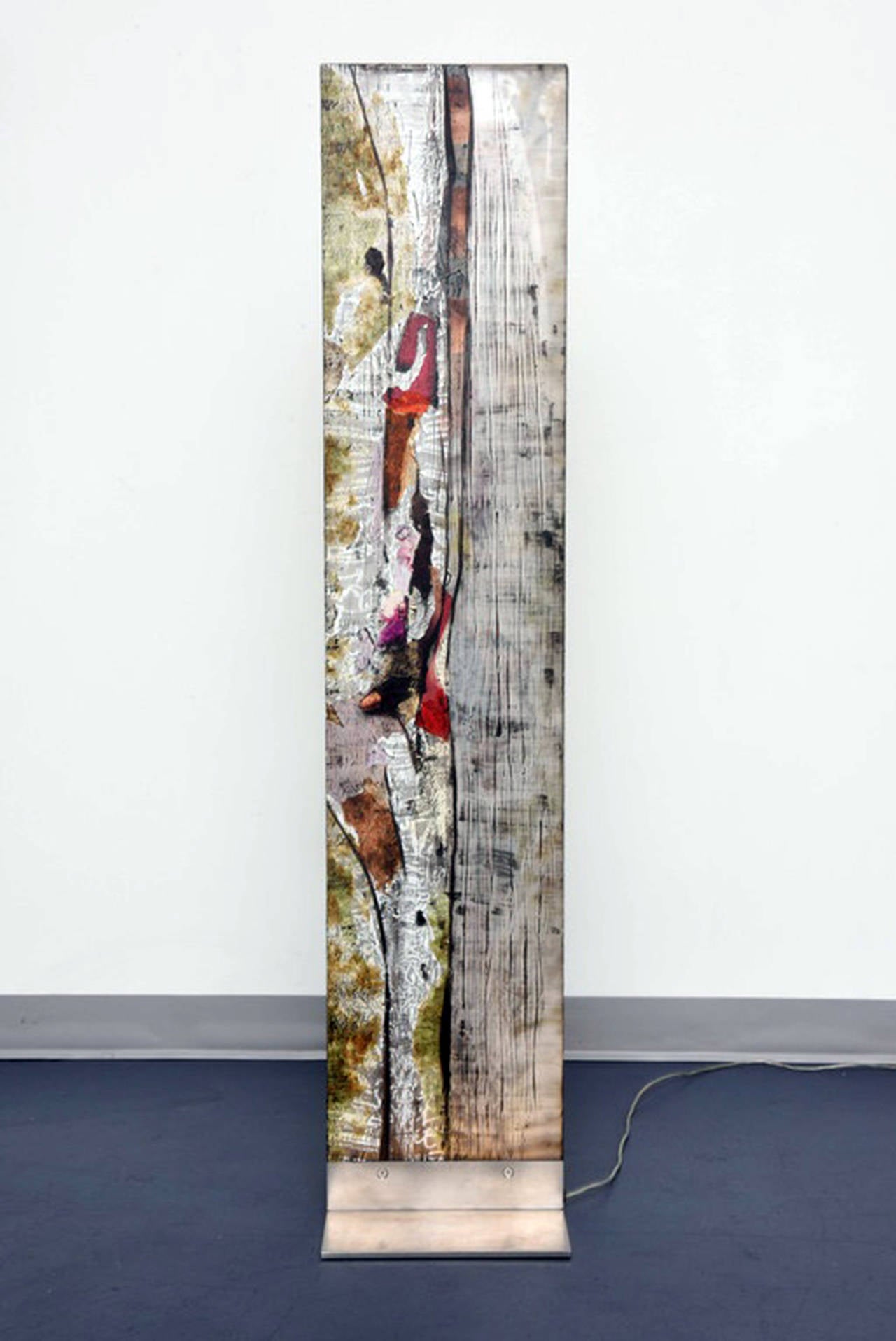 Floor lamp Lightitude III - Unique piece - Contemporary Art by Claudia Meyer
