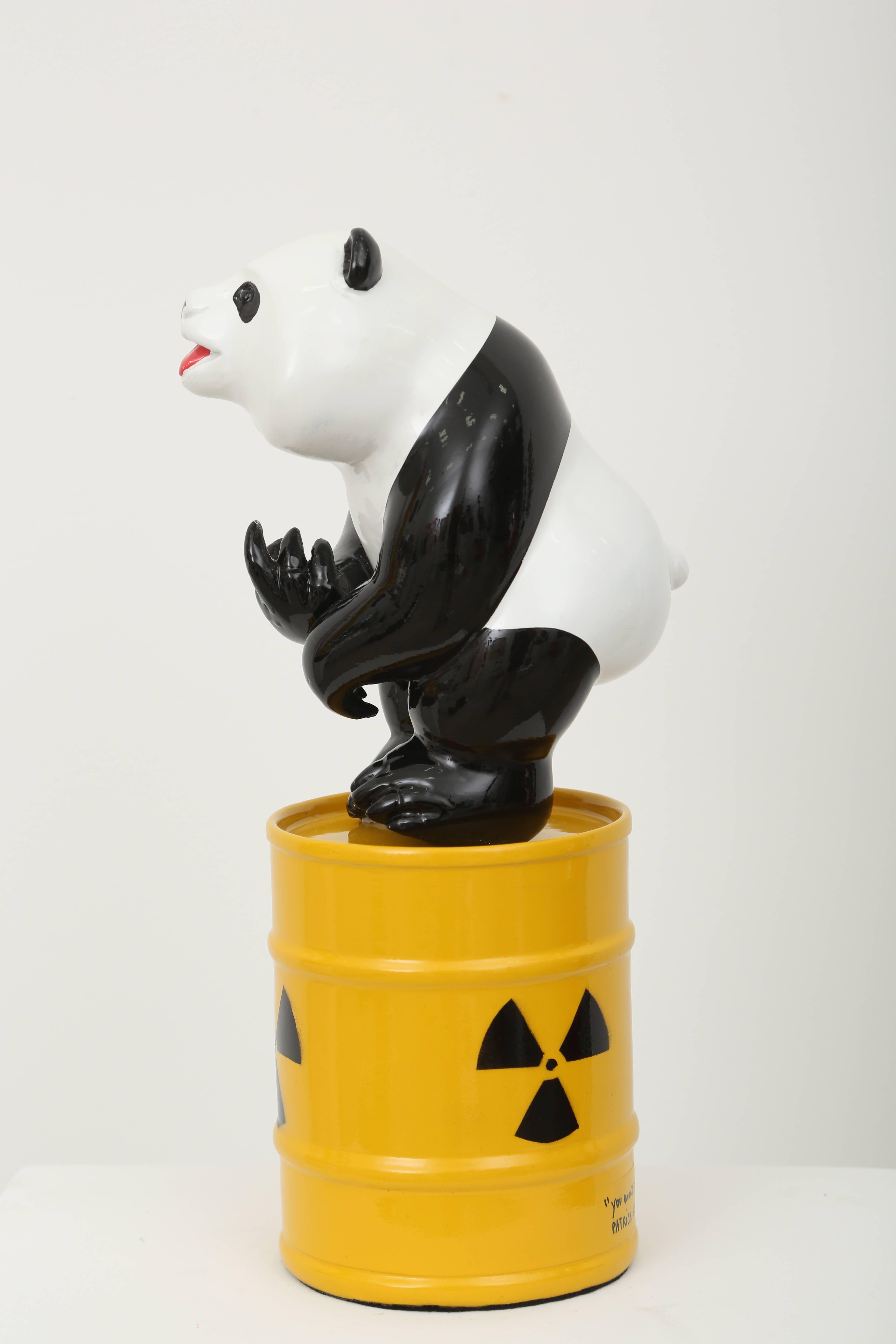 Patrick Schumacher Figurative Sculpture - Fuck Panda