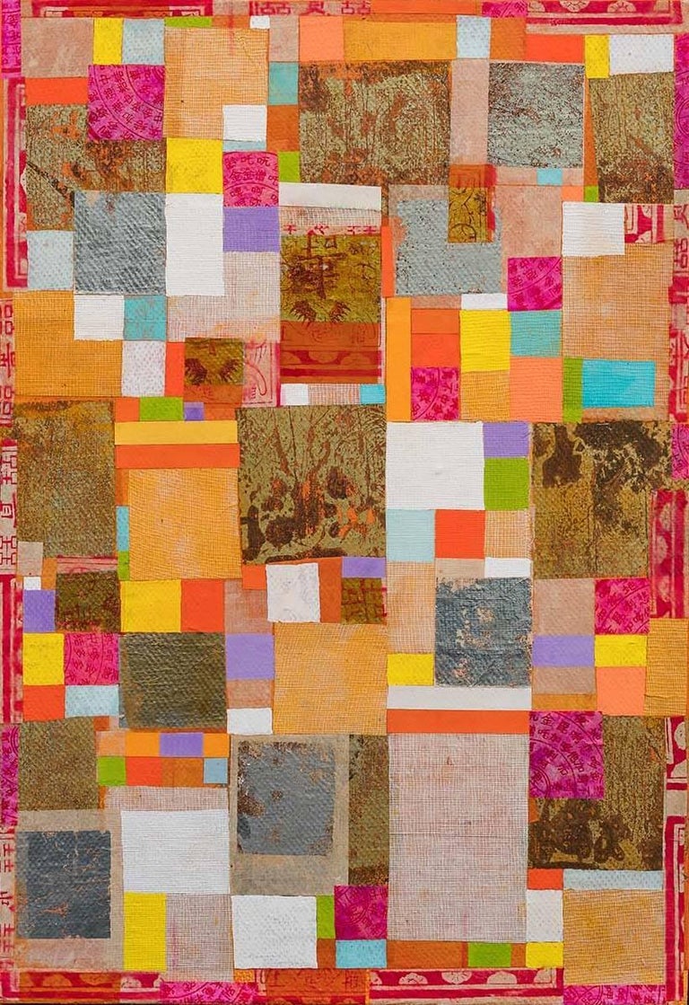 Douglas Herbert Courtenay Auburn Geometric Abstract Original Painting British Artist