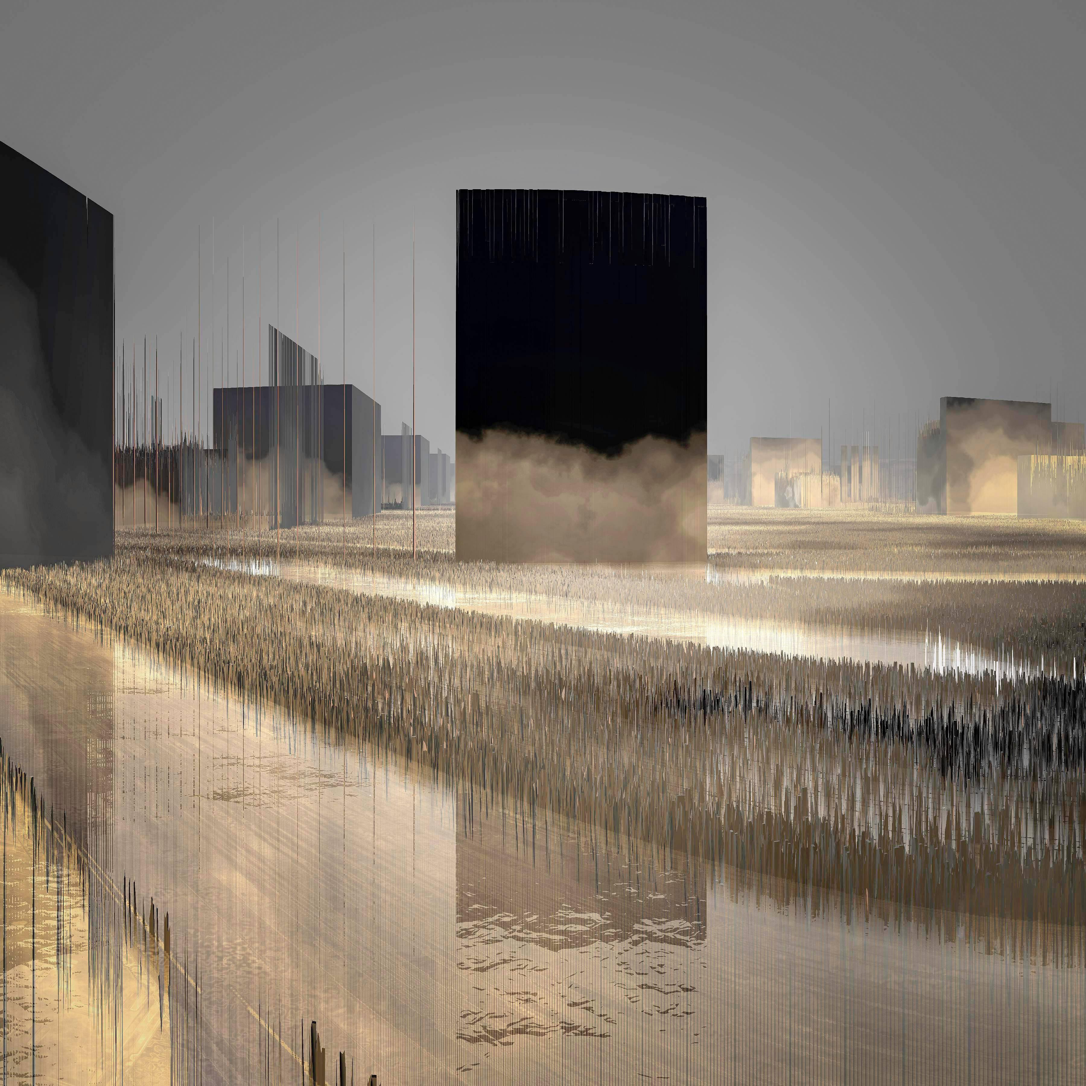 Paul-Émile Rioux Landscape Photograph - City Landcuts - Vision of a Urban Territory - Abstract Cityscapes