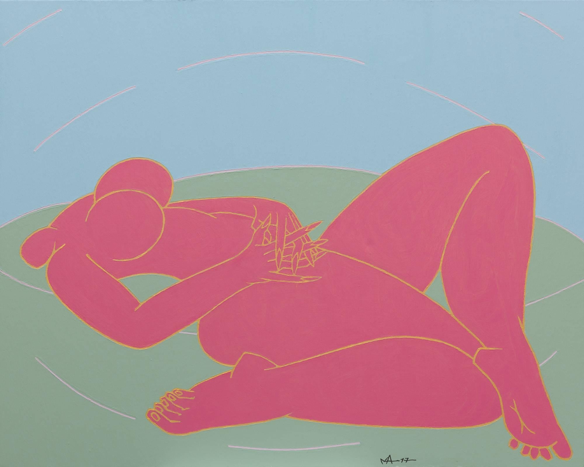 Ma Desheng Nude Painting - Untitled