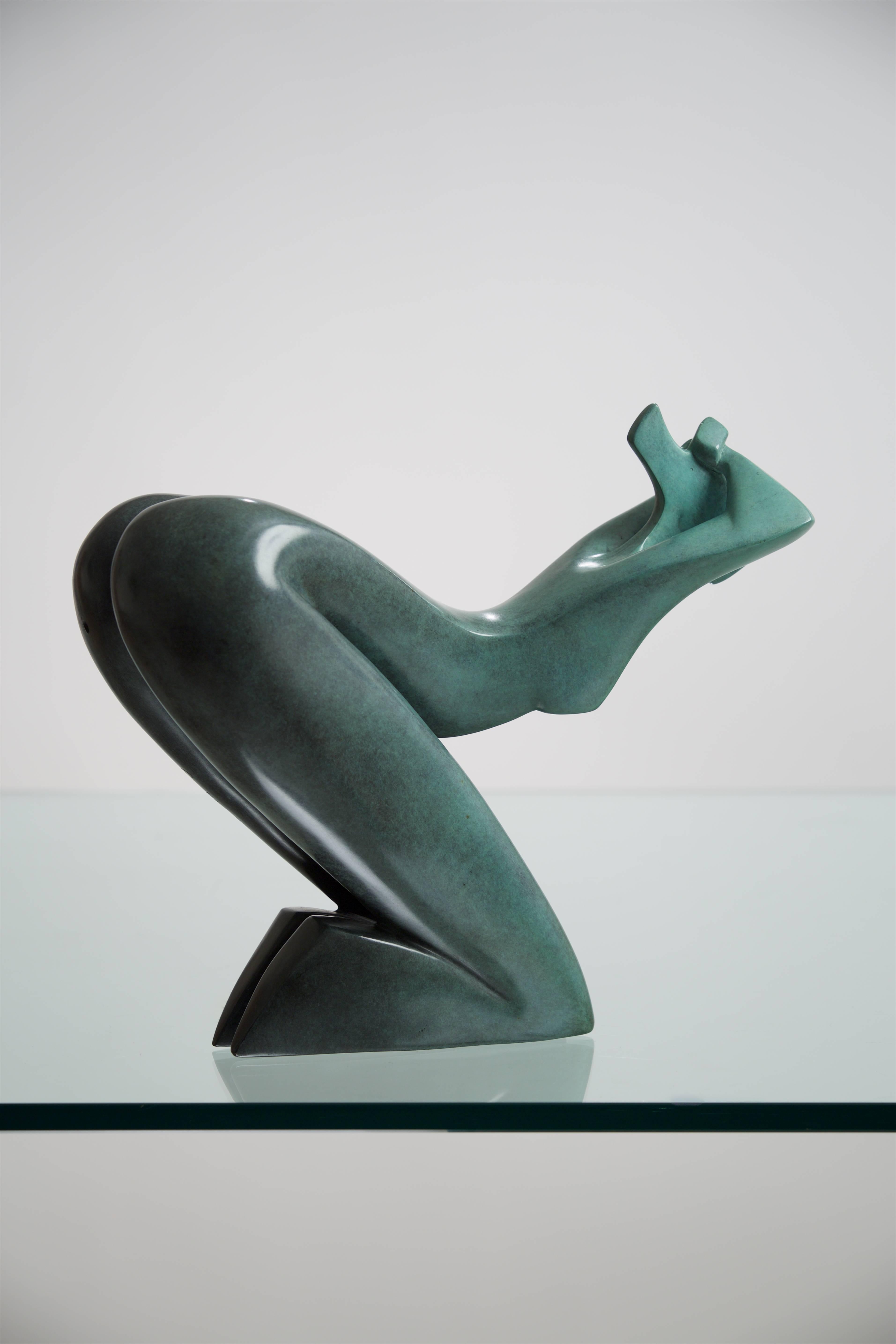 et Yse - Abstrait Sculpture par Annette Jalilova