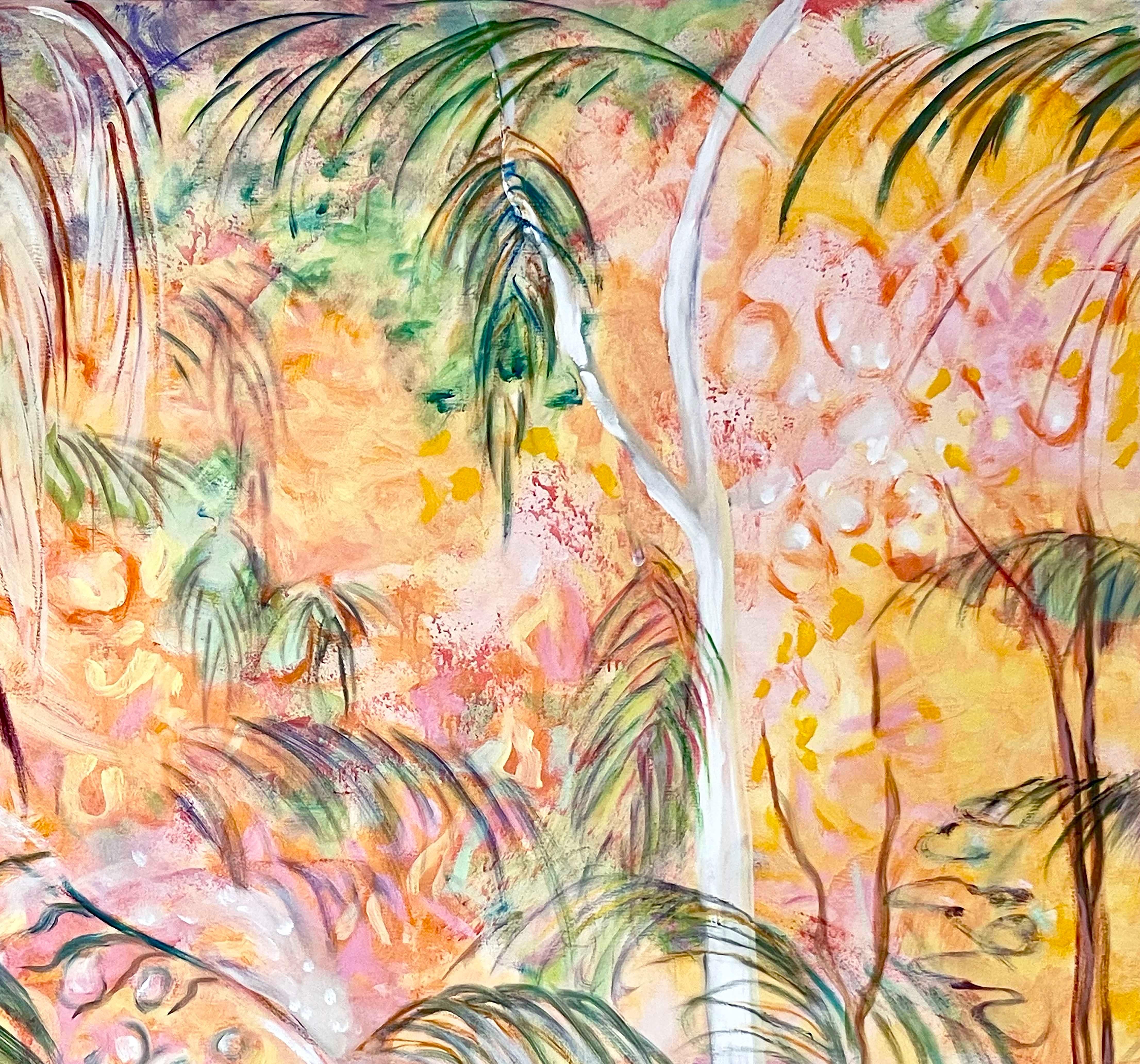 May Valley - Contemporary Painting by Evelyne Ballestra