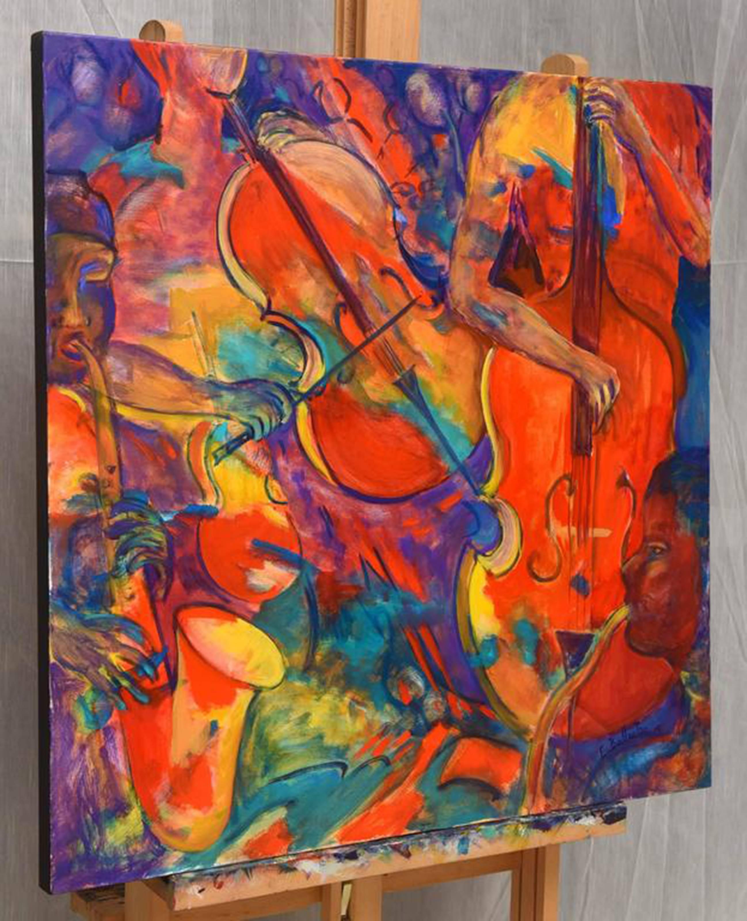 Instrumental - Painting by Evelyne Ballestra