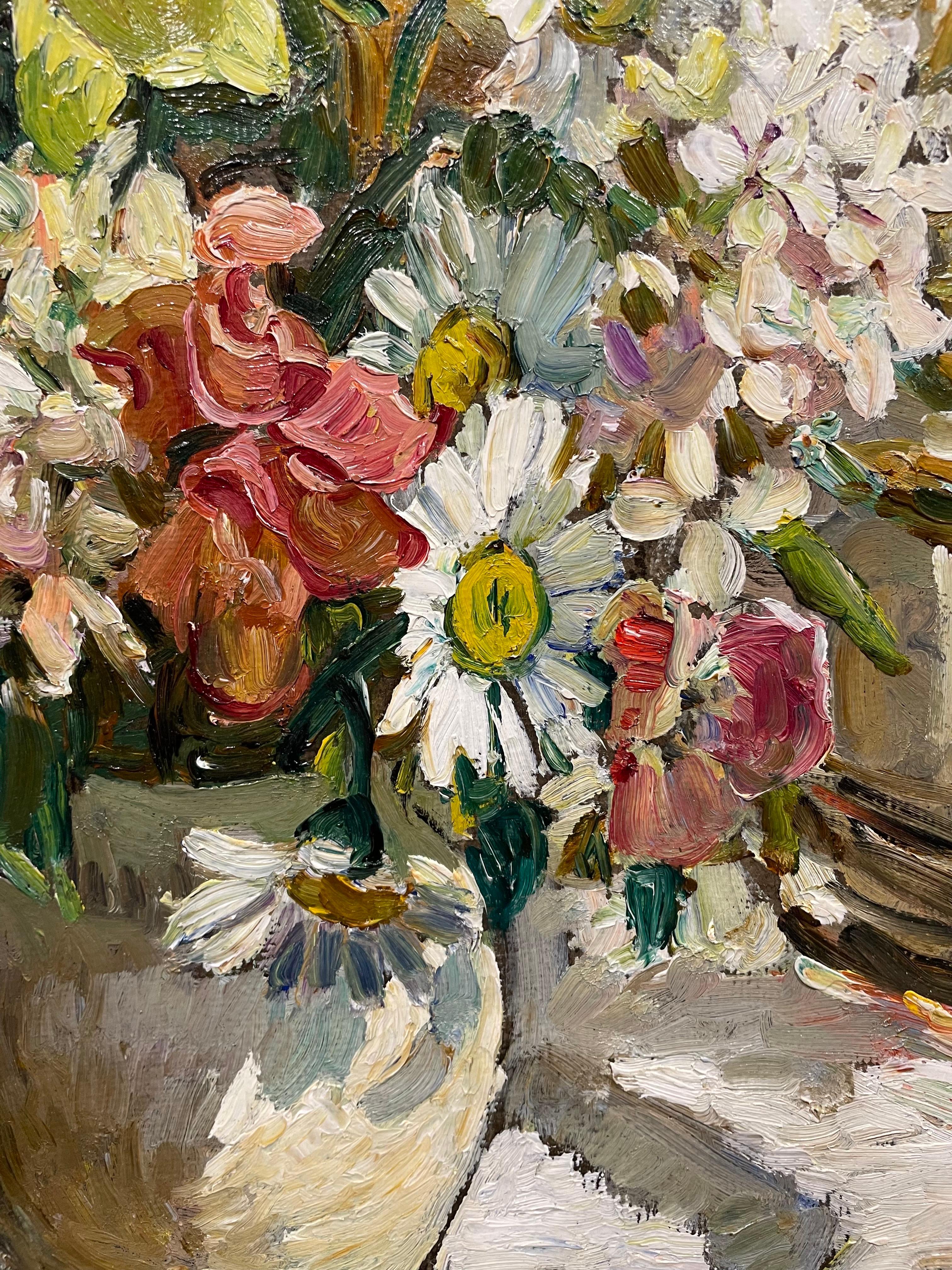 Lumière du matin, Cornouailles - Impressionnisme Painting par Dorothea Sharp