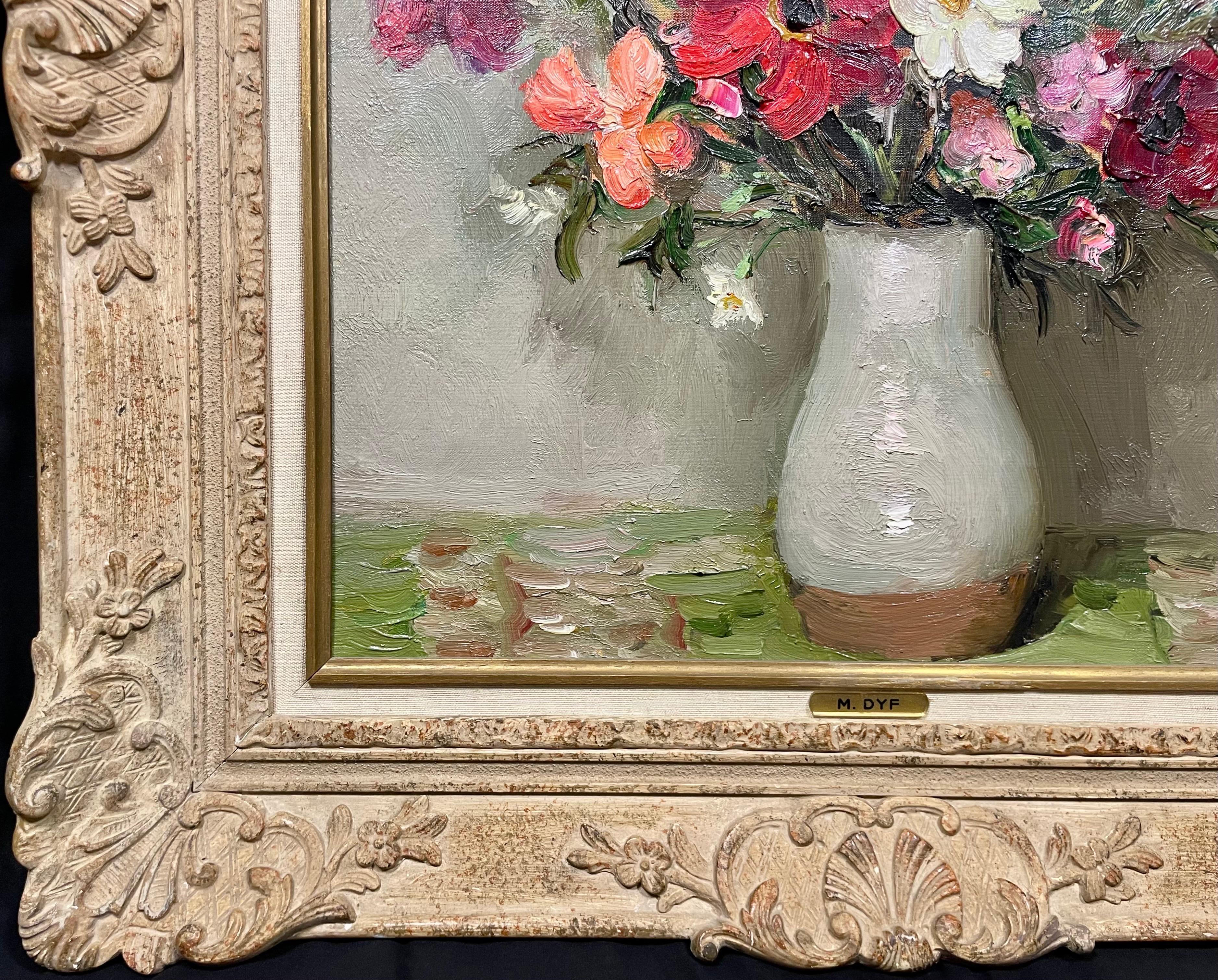Oil on Canvas 

Canvas Size: 21.75 x 18 inches 
Framed Size: 28 x 25.5 inches 

Signed Lower Right 