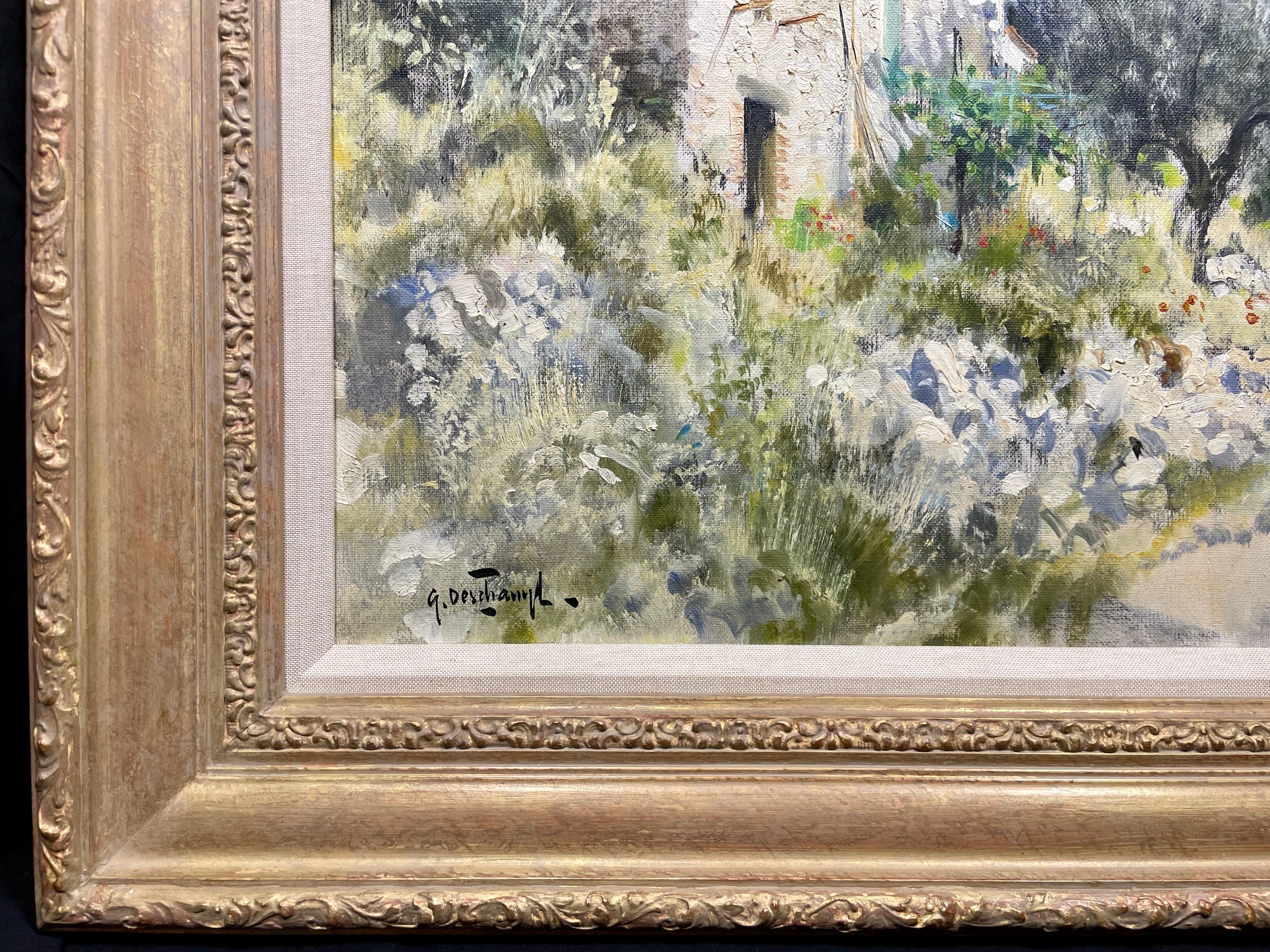 In der Campagne von Venedig – Painting von Gabriel Deschamps