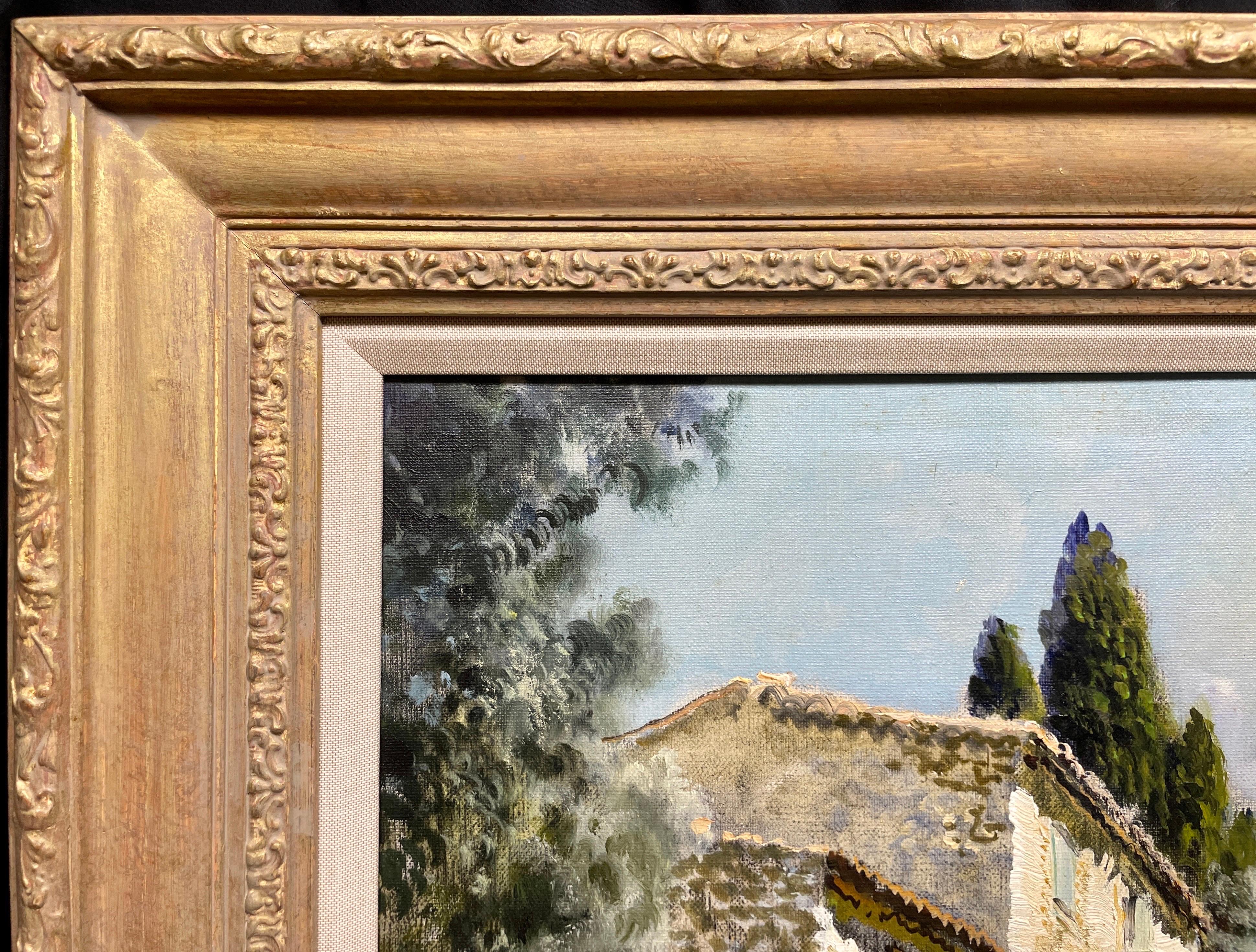 Öl auf Leinwand 

Leinwandgröße: 18 x 21,75 
Gerahmte Größe: 24,5 x 27,5 

Signiert unten links