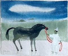 Man and Horse in a Landscape