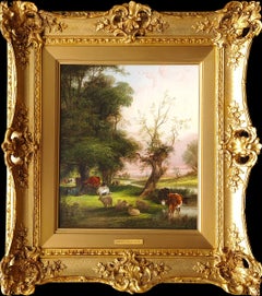 Rustics in a Woodland Clearing