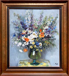 Nature Morte dans un Vase en Verre