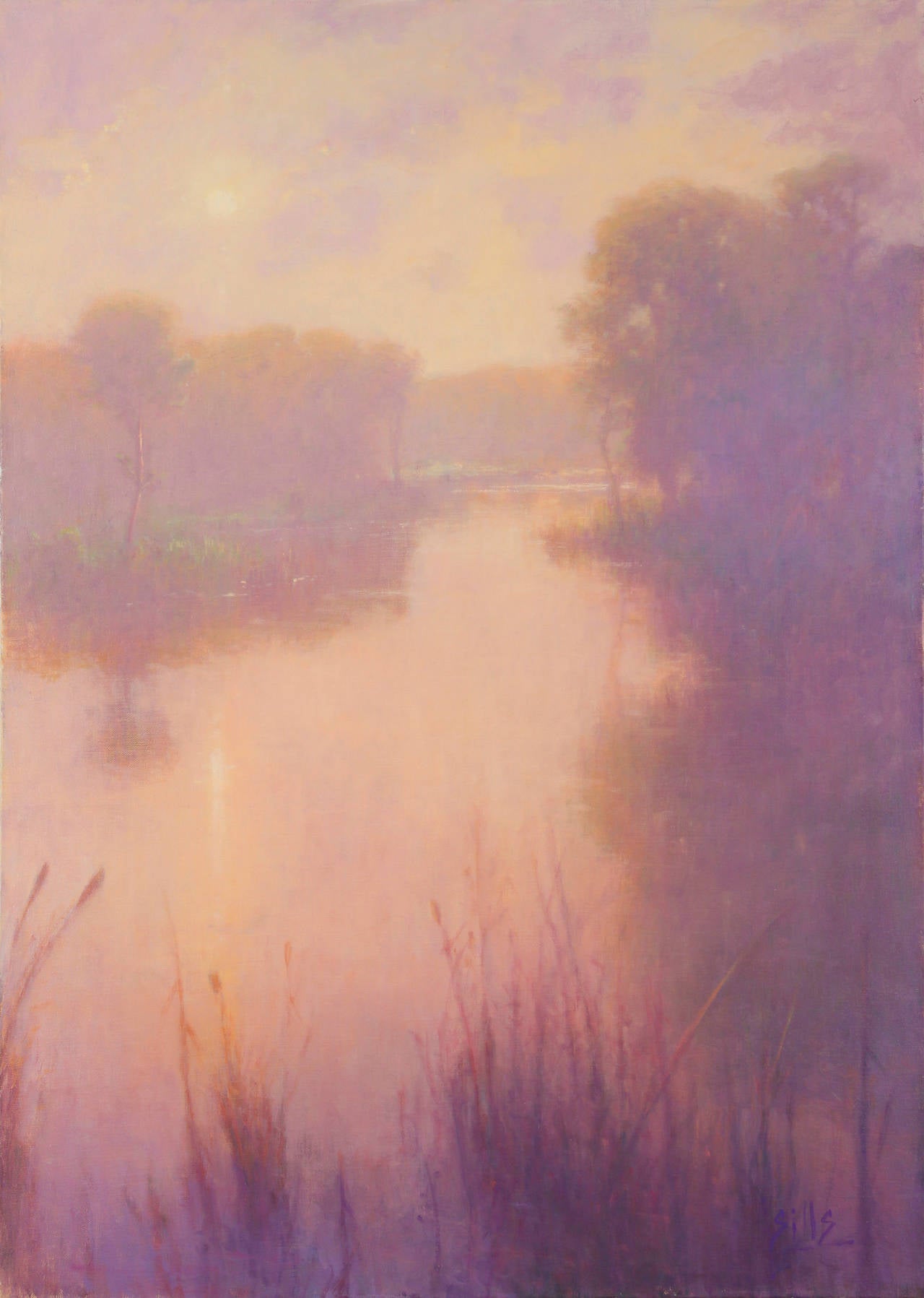 John Sills Landscape Painting - Meditation II