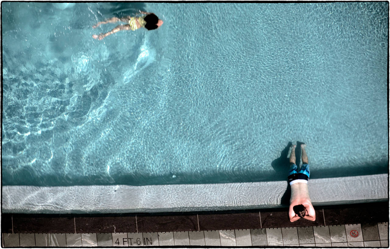 Charles Jacobs Color Photograph - Morning Swim