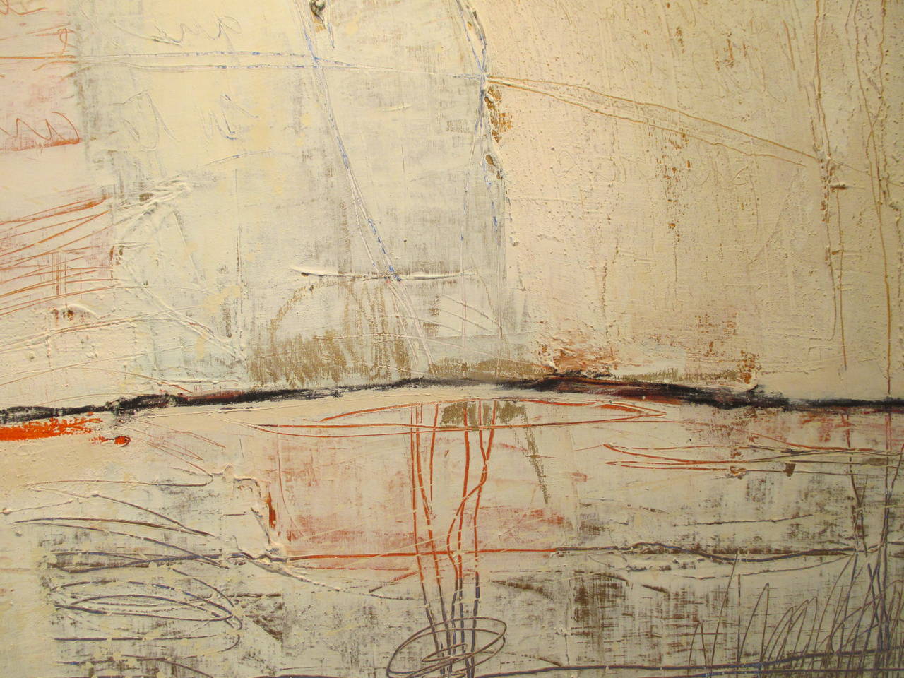 Mussito - Abstract Expressionist Mixed Media Art by Beatriz Simón